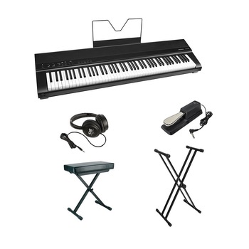 Set pian digital Medeli SP201+ Bluetooth Basic2, pedala, scaun, casti, stativ Set pian digital Medeli SP201+ Bluetooth Basic2, pedala, scaun, casti, stativ