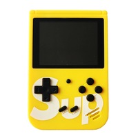 Mini consola SUP Game Box, 400 jocuri ale copilariei , ecran LCD, cablu AV pentru conectare la TV , galben Selling Depot ®