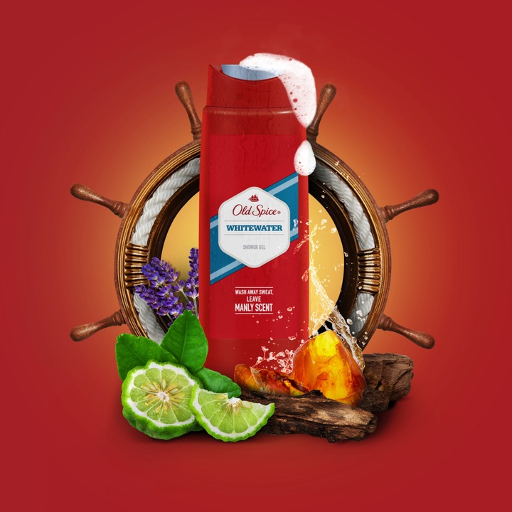 Душ гел Old Spice White Water, 250 мл - eMAG.bg