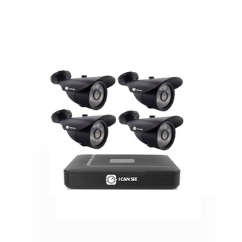Kit supraveghere ICANSEE ICS-KU210-4S black, cu 4 camere de exterior Full HD, DVR 4 canale Full HD, 4 canale audio Kit supraveghere ICANSEE ICS-KU210-4S black, cu 4 camere de exterior Full HD, DVR 4 canale Full HD, 4 canale audio