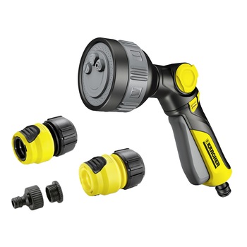 Set Pistol pentru stropit Karcher Plus + Cupla universala cu Aqua Stop Set Pistol pentru stropit Karcher Plus + Cupla universala cu Aqua Stop