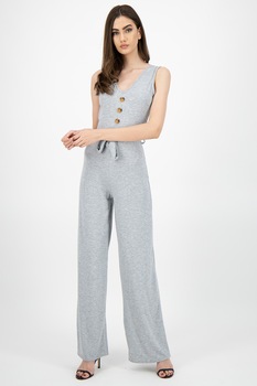 missguided salopeta cu decolteu in v si aspect striat gri deschis melange imagen 21_0_
0