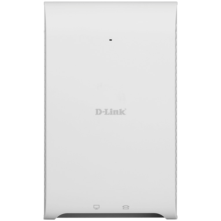 Access Point D-Link DAP-2620 Nuclias Connect, AC1200, 2 x 2 MU-MIMO, PoE, Wave 2 Wall-Plate