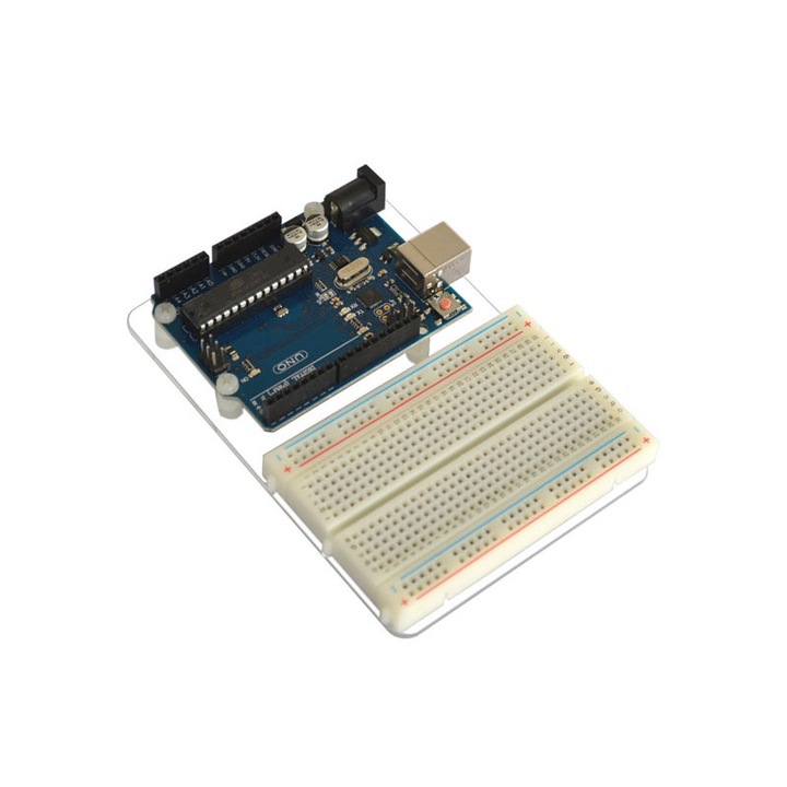 Акрилна поддръжка за платформата за разработка Arduino UNO R3 и Mega 2560 R3 OKY0010-1