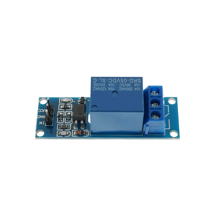 Модул с 1 реле 12V с оптрон, съвместим с Arduino OKY3011-3