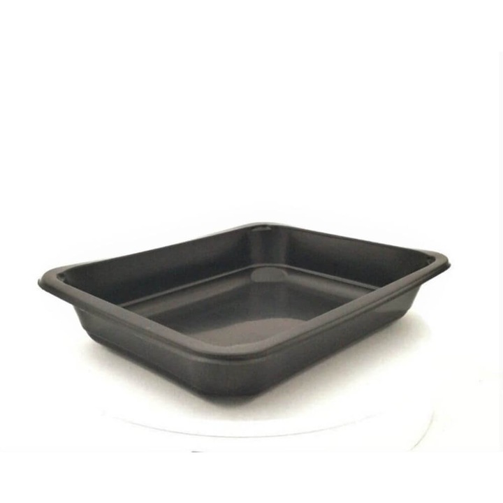 Set 400 Tavite Termosudabile 227x178x40 mm, Polipropilena, Negre, fara Capac, Necompartimentate