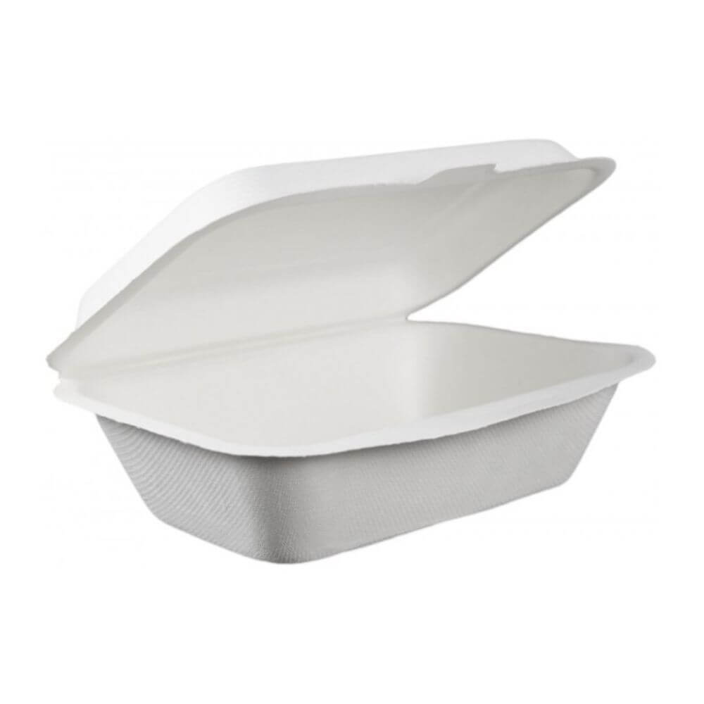 Set 150 Caserole Biodegradabile,183x136x69 mm, Trestie de Zahar