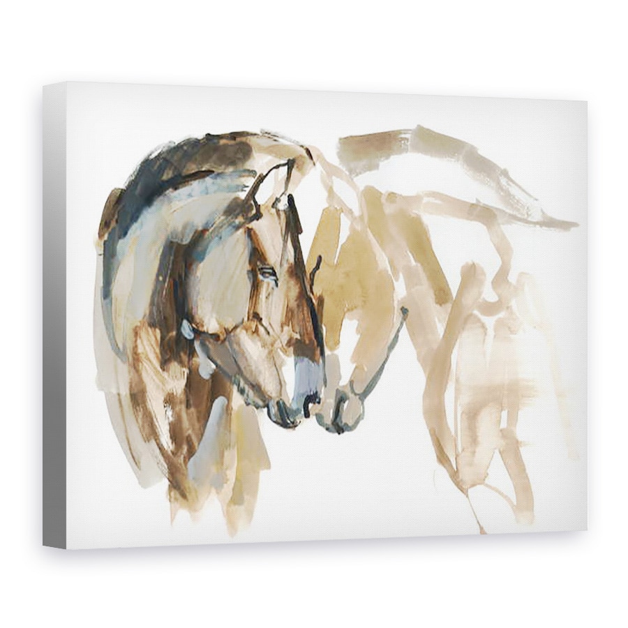 Tablou canvas - Mark Adlington - Nas la Nas Przewalski, 75 x 100 cm