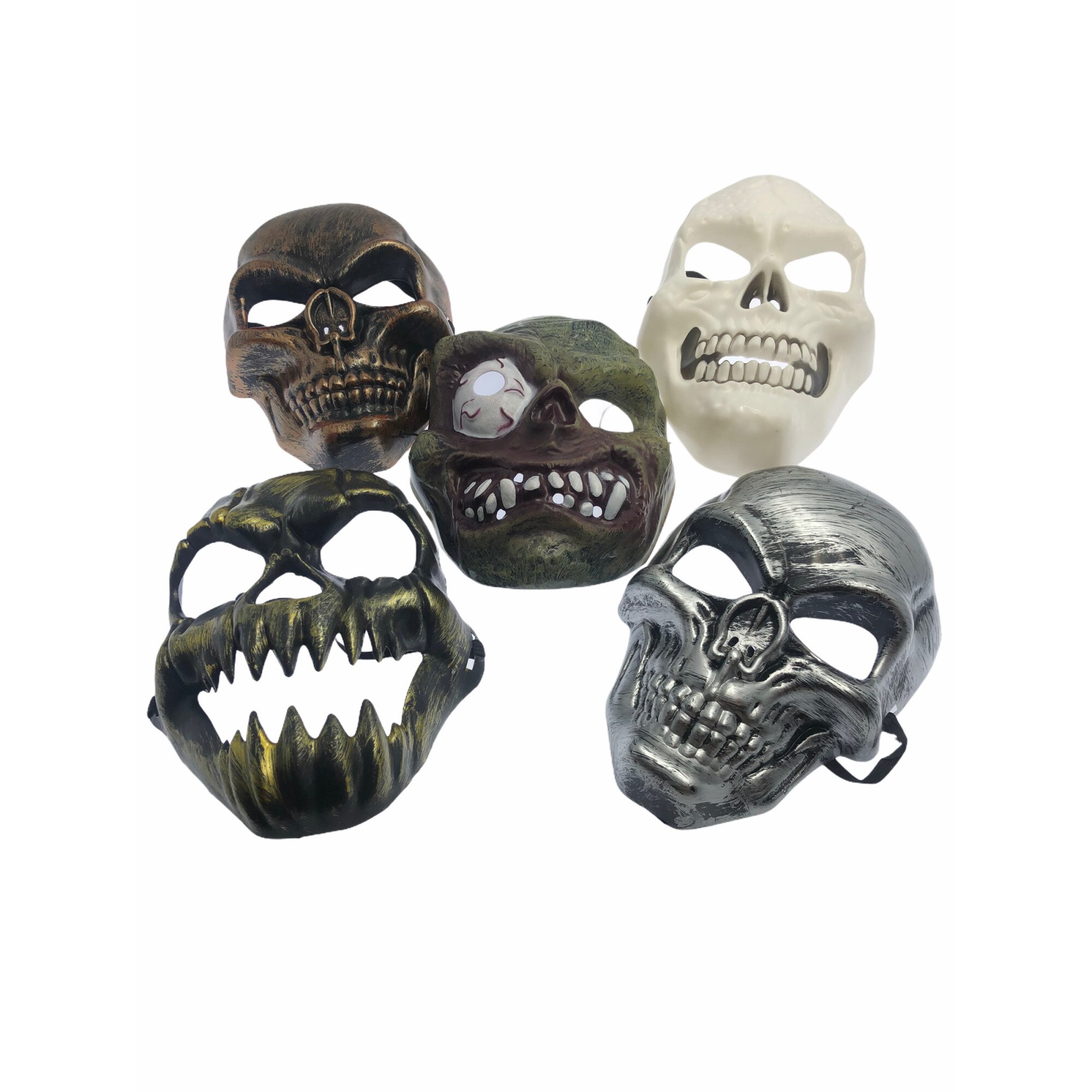 Set Atelier 5 masti craniu pentru petrecere