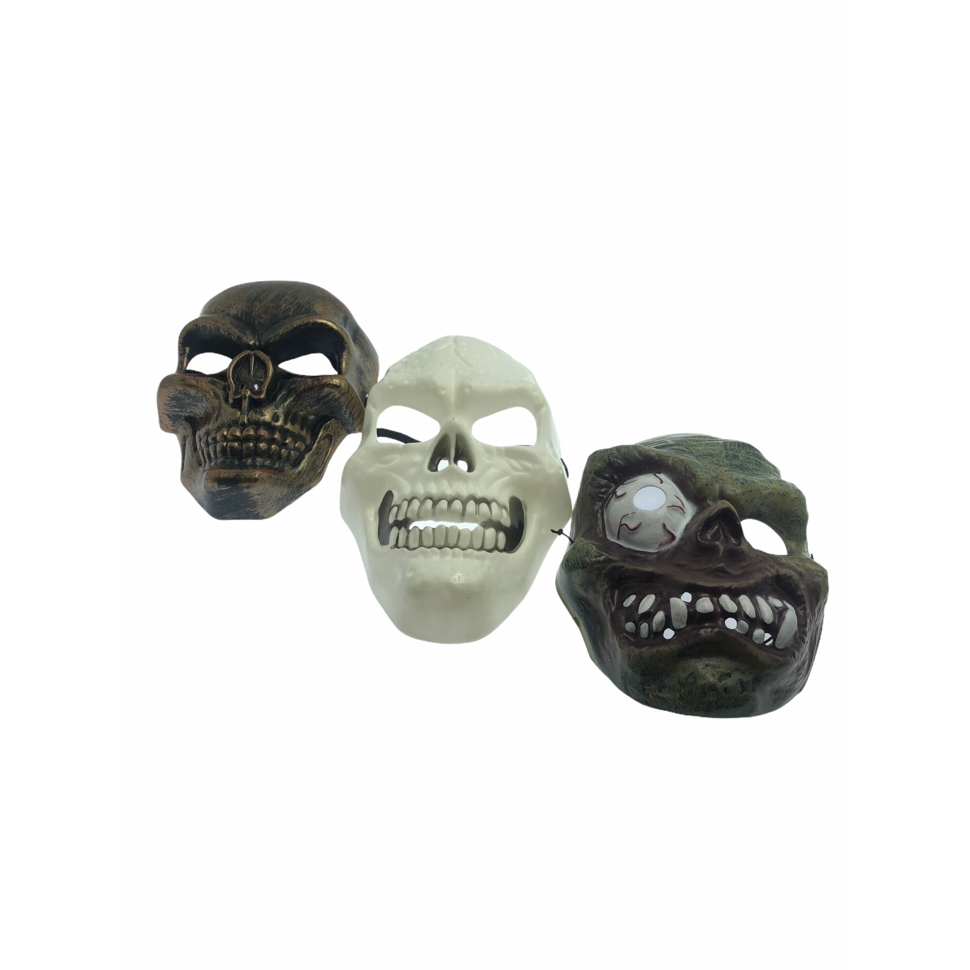 Set Atelier 3 masti craniu pentru petrecere, Plastic