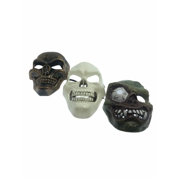 Set Atelier 3 masti craniu pentru petrecere, Plastic Set Atelier 3 masti craniu pentru petrecere, Plastic