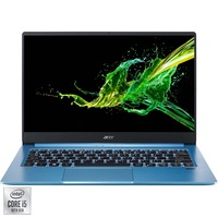 Laptop ultraportabil Acer Swift 3 SF314-57 cu procesor Intel® Core™ i5-1035G1 pana la 3.60 GHz, 14", Full HD, 8GB, 256GB SSD, Intel® UHD Graphics, No OS, Blue