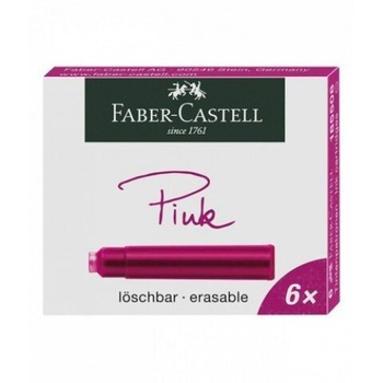 Cartuse Cerneala Mici Roz 6 Buc/Cutie Faber-Castell Cartuse Cerneala Mici Roz 6 Buc/Cutie Faber-Castell