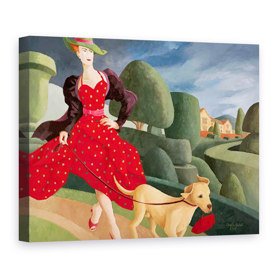 Tablou canvas - Ophelia Redpath - Un caine are bani?, 60 x 80 cm