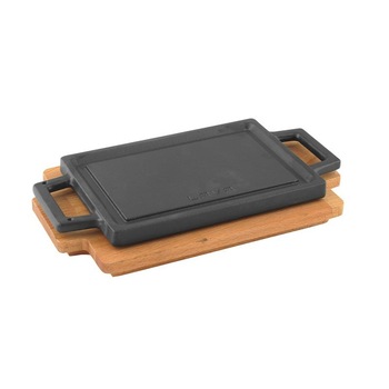 Grill fonta 22 x 15 cm cu suport - LAVA Grill fonta 22 x 15 cm cu suport - LAVA