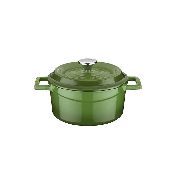 Mini-cratita fonta, 12cm/0,53L, "Trendy", Verde - LAVA