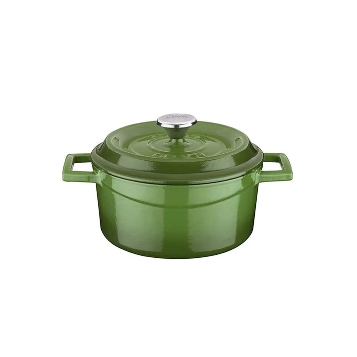 Cratita fonta, 16cm/1,33L, "Trendy", Verde - LAVA