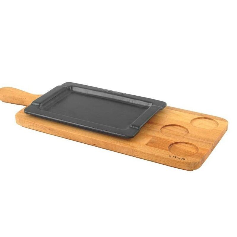 Platou servire cu tava 20 x 51 x 2,7 cm - LAVA