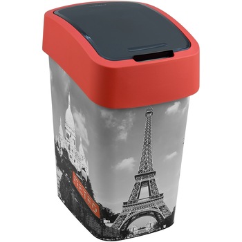 Cos de gunoi Curver Flip cu capac batant, 25 l, Paris Cos de gunoi Curver Flip cu capac batant, 25 l, Paris