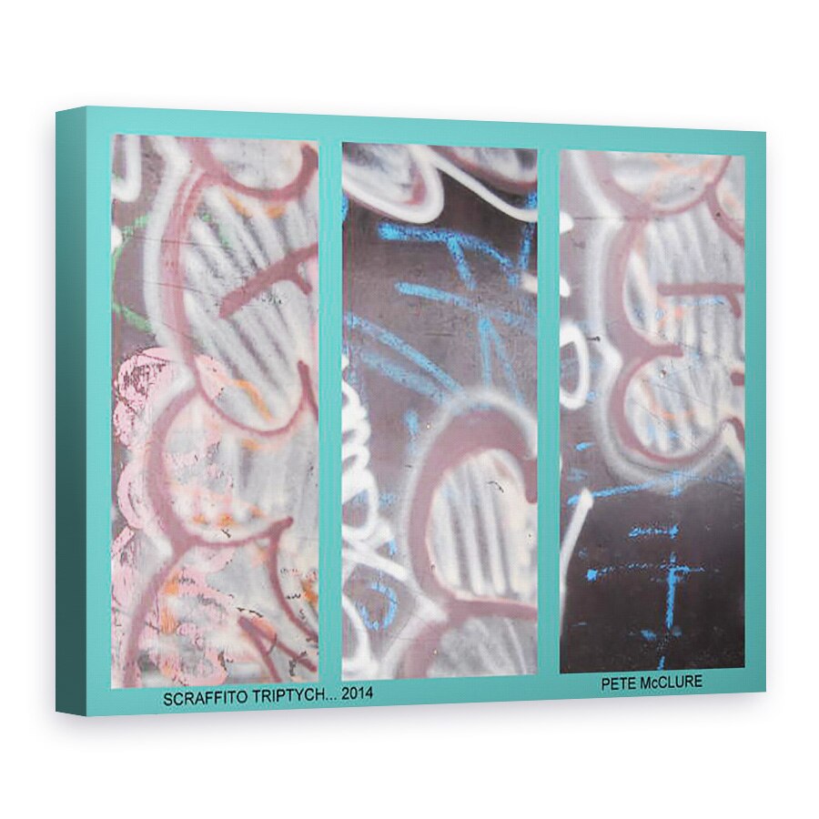 Tablou canvas - Peter McClure - SCRAFFITO TRIPYICI, 2013, 60 x 80 cm