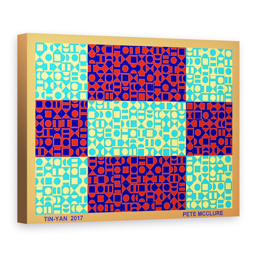 Tablou canvas - Peter McClure - TIN YAN, 2017, 75 x 100 cm