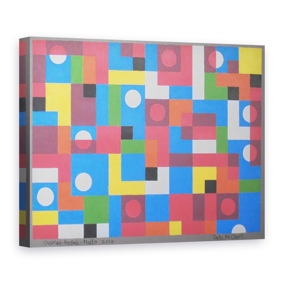 Tablou canvas - Peter McClure - OVERLAY-MODUL-MALTA, 60 x 80 cm