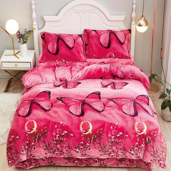 Set lenjerie de pat dublu, Cocolino, 4 piese, Casa de Vis, FC1