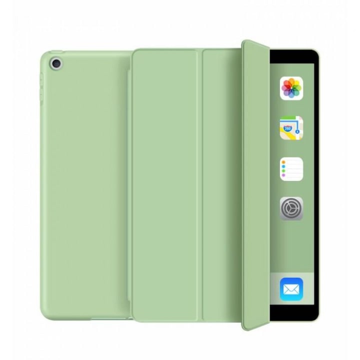 Tech-Protect Smartcase Tablet tok, iPad 7/8 10,2 (2019/2020) táblagéphez, zöld