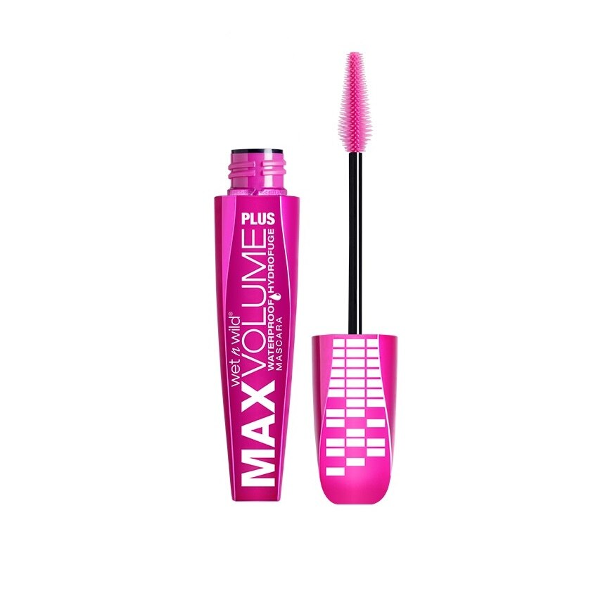 Mascara Wet n Wild Max Volume Plus Waterproof Mascara C 141A Amp’d Black, 8ml