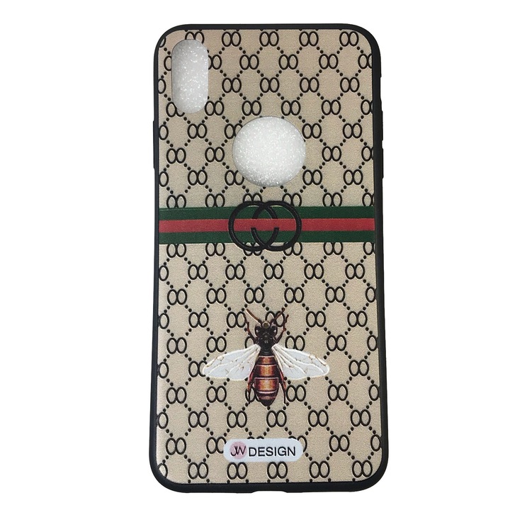 Husa compatibila cu iPhone XS MAX, Carcasa din silicon, Design Albinuta