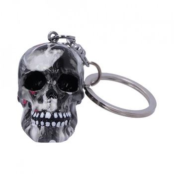 Breloc craniu Bloodshot 5 cm Breloc craniu Bloodshot 5 cm