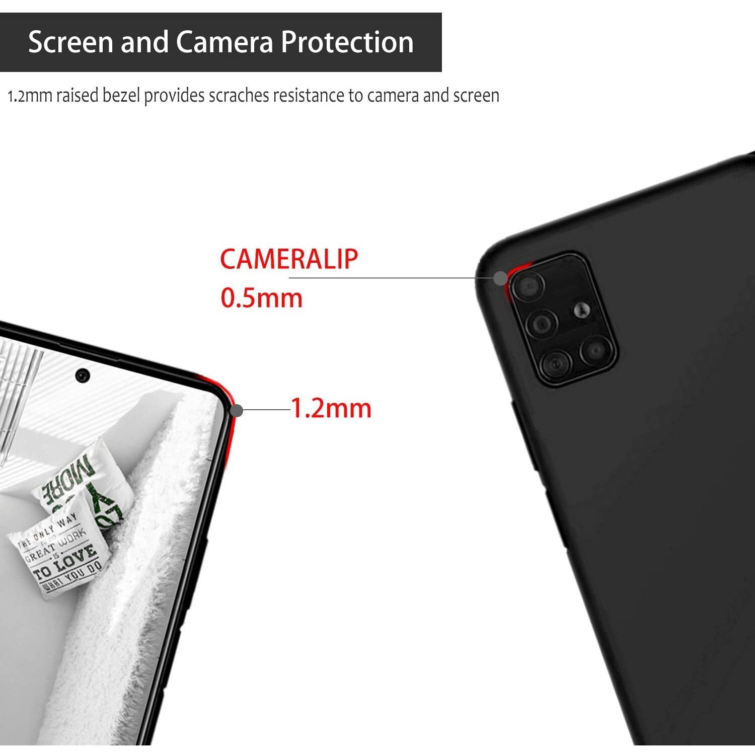 Комплект предпазни калъфи, съвместими със Samsung Galaxy Note 10 Lite ...