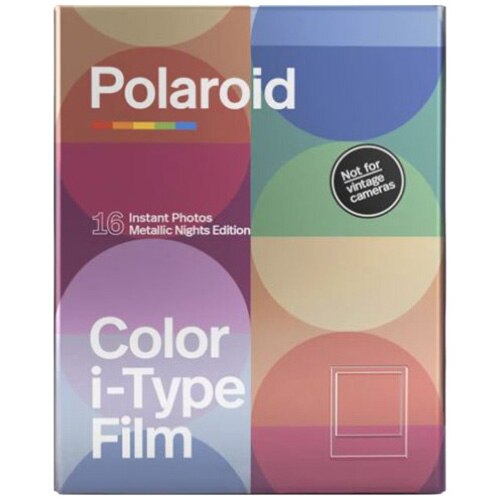 Film Color Polaroid pentru i-Type Metallic Nights, Double Pack