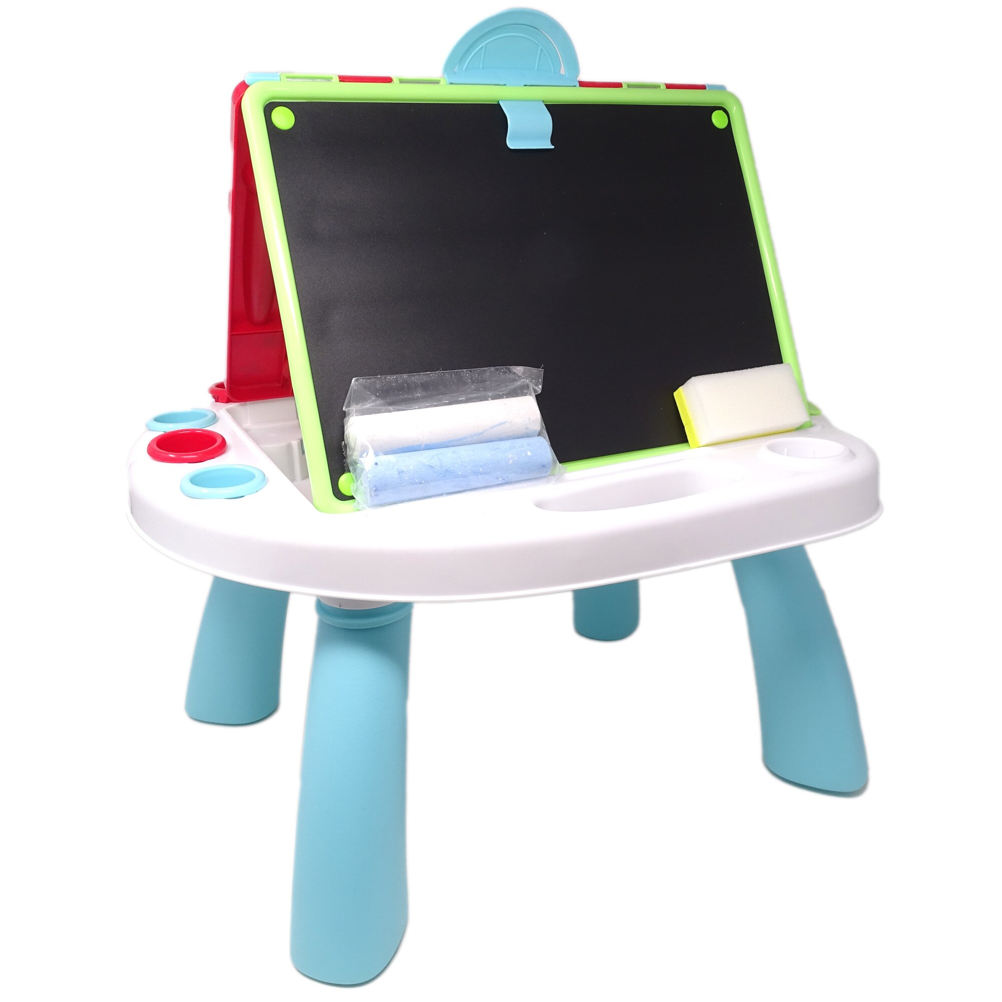 Tabla magnetica de scris 2 in 1 Salamandra Kids cu suport si creta