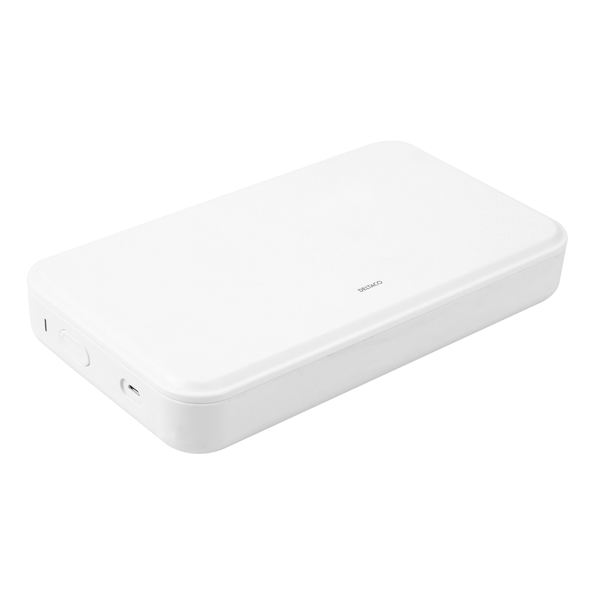 Sterilizator UV DELTACO, LED UVC, lungime de unda a luminii de 275 nm, alb