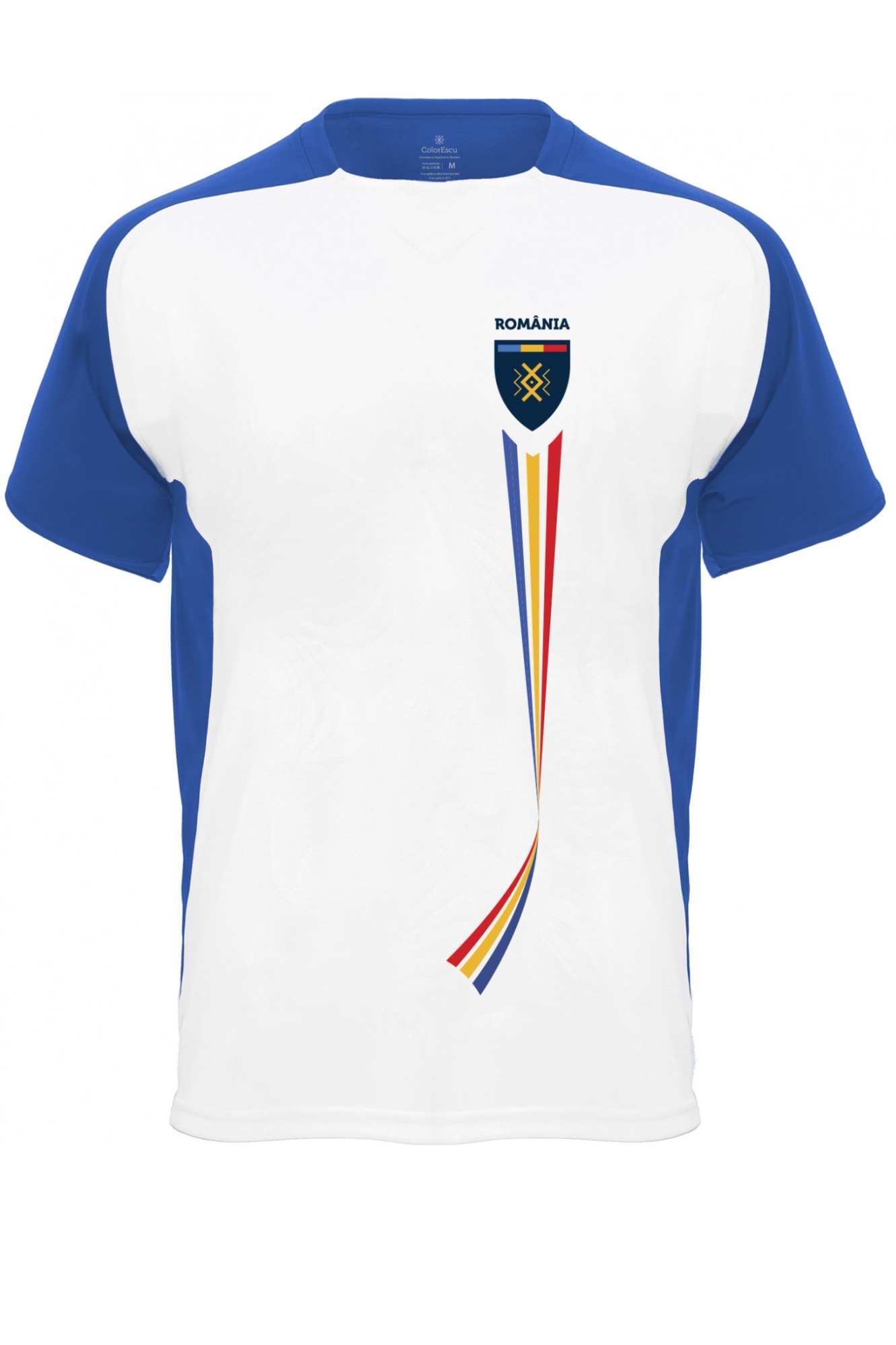 Tricou sport - Simbol Romania, Alb, ColorEscu