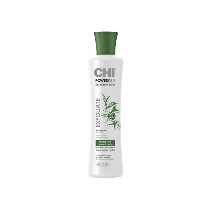 Sampon pentru par si scalp Chi Power Plus Exfoliate, 355ml