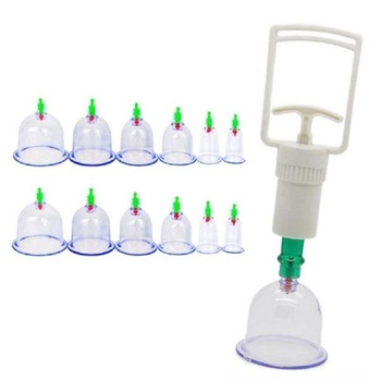 Set 12 Ventuze pentru Masaj Menton, Pompa cu Vacuum, Functie Terapeutica, Transparente Set 12 Ventuze pentru Masaj Menton, Pompa cu Vacuum, Functie Terapeutica, Transparente