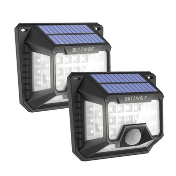 Lampa externa LED Blitzwolf BW-OLT4 cu senzor amurg si crepuscul, 1200mAh (2 buc) Lampa externa LED Blitzwolf BW-OLT4 cu senzor amurg si crepuscul, 1200mAh (2 buc)