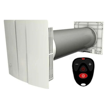 Ventilator Marley cu recuperare de caldura, MENV 180, Plastic, Alb Ventilator Marley cu recuperare de caldura, MENV 180, Plastic, Alb