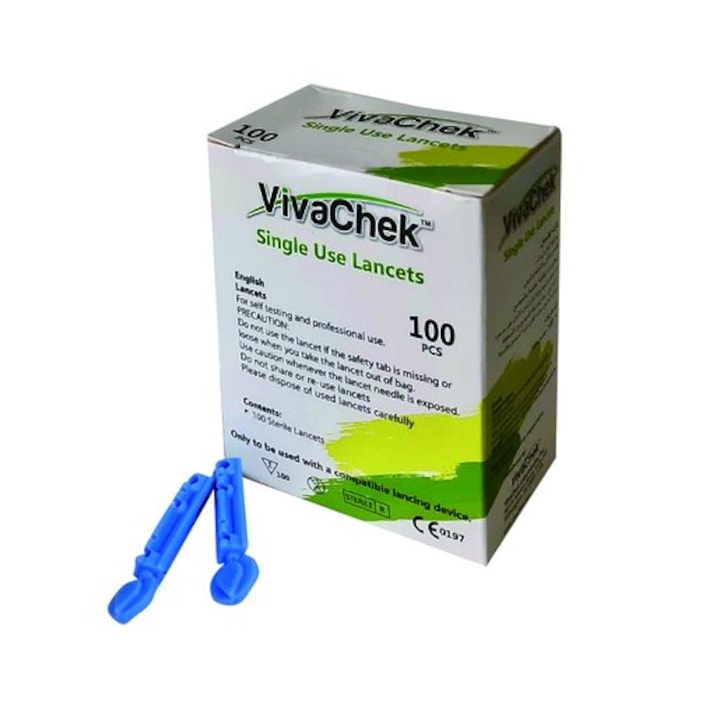 VivaChek steril tűk a VivaChek Eco mérőhöz, 100 db