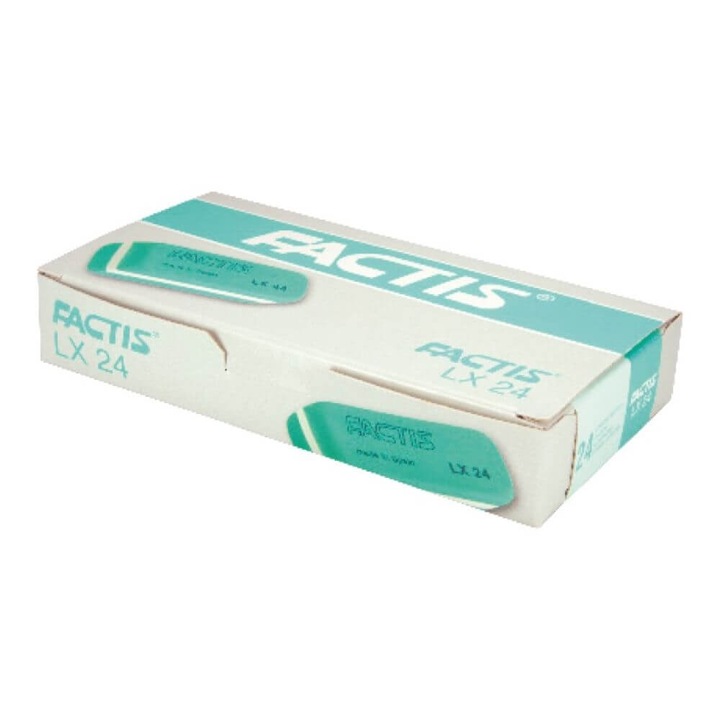 Set 24 Radiere Factis, Turcoaz, Forma Dreptunghiulara