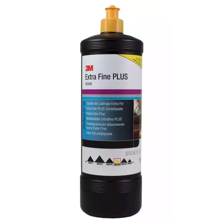 Полираща паста 3M 80349 Extra Fine Plus, Жълта капачка, 1 кг