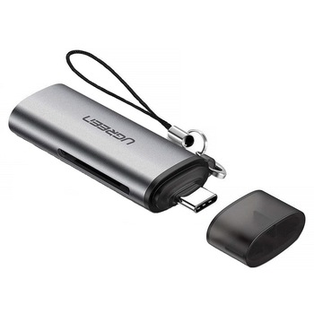 Cititor de carduri UGREEN 2in1 USB-C 3.1 la microSD + SD Cititor de carduri UGREEN 2in1 USB-C 3.1 la microSD + SD