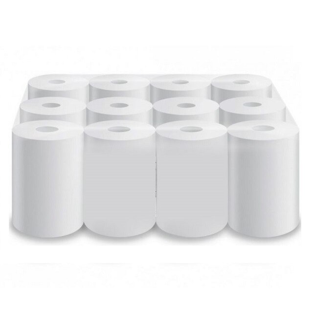 Prosop in rola mini, celuloza pura, 2 straturi, portionata, 12 role/bax