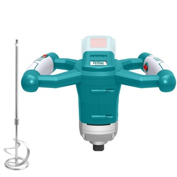 Mixer mortar electric pe acumulator Total, Li-Ion, 20V, 650RPM, diemnsiune tija M14 Mixer mortar electric pe acumulator Total, Li-Ion, 20V, 650RPM, diemnsiune tija M14