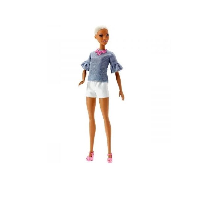 Papusa Barbie, blonda cu par scurt