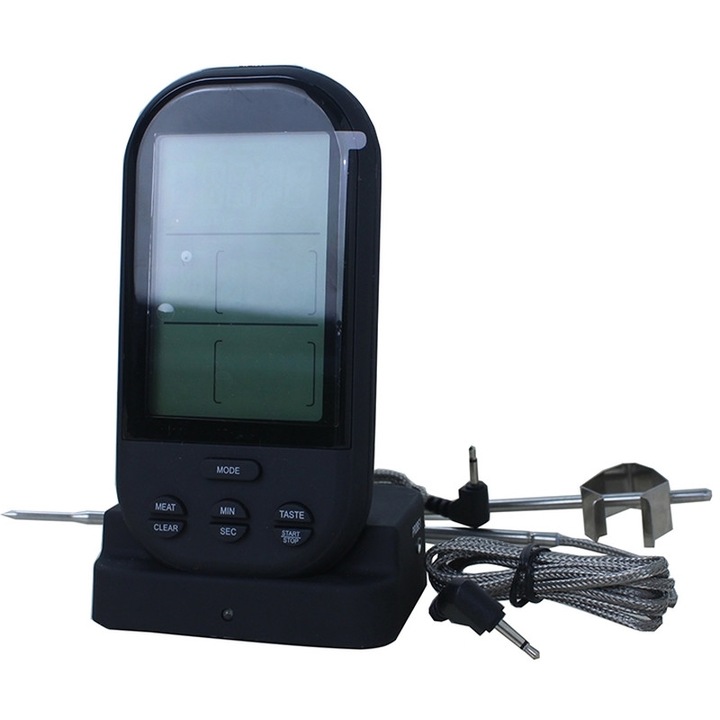 Termometru digital wireless pentru carnea de gratar