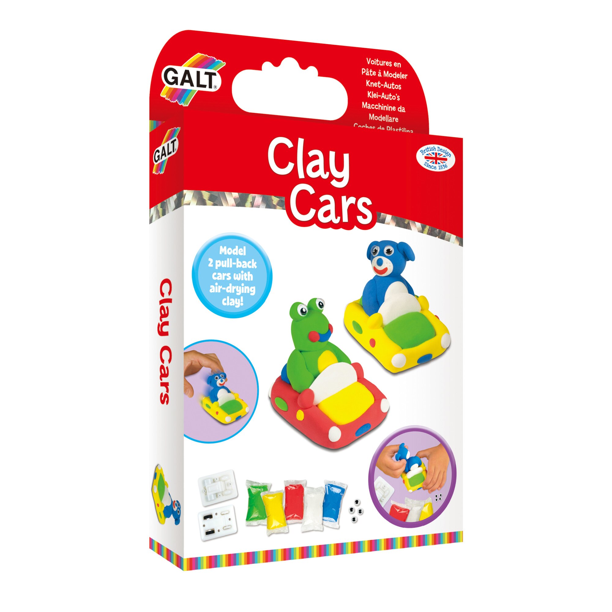 Set creatie Galt - Masinute din plastelina