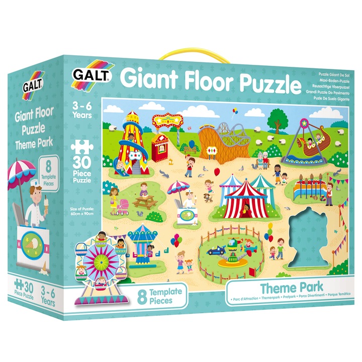 Пъзел gigant Galt - Увеселителен парк, 30 части